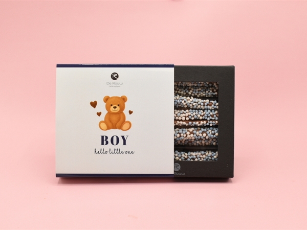 Doos Geboortestaafjes Blauw