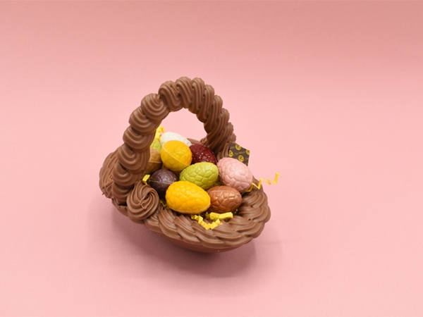 Chocolade mand met bonboneitjes