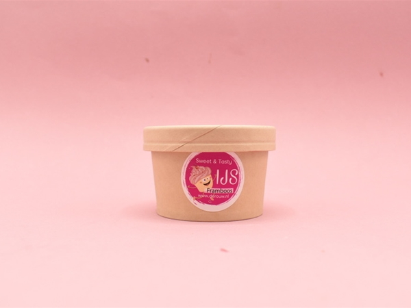 Ijs-beker FRAMBOZEN per stuk, 100ml