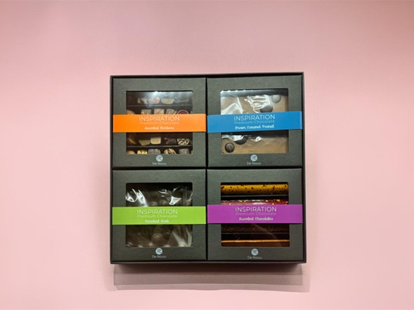 4er Presentbox 3xbars 1xbonbons