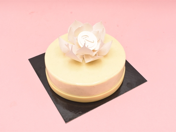 Amandelmoussetaart (blanc manger) 8 pers