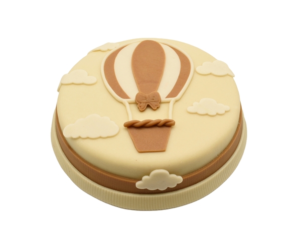 Luchtballon taart BEIGE