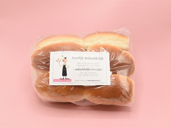 Puntbroodjes (wit) per 10 stuks